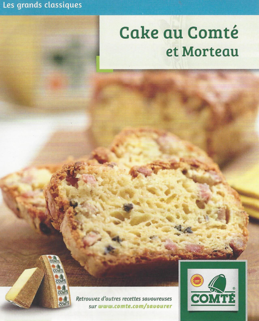 Nos recettes Cake au Comté et Morteau