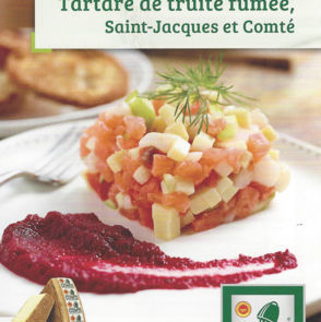 Nos recettes Tartare de truite fumée, Saint-Jacques et Comté